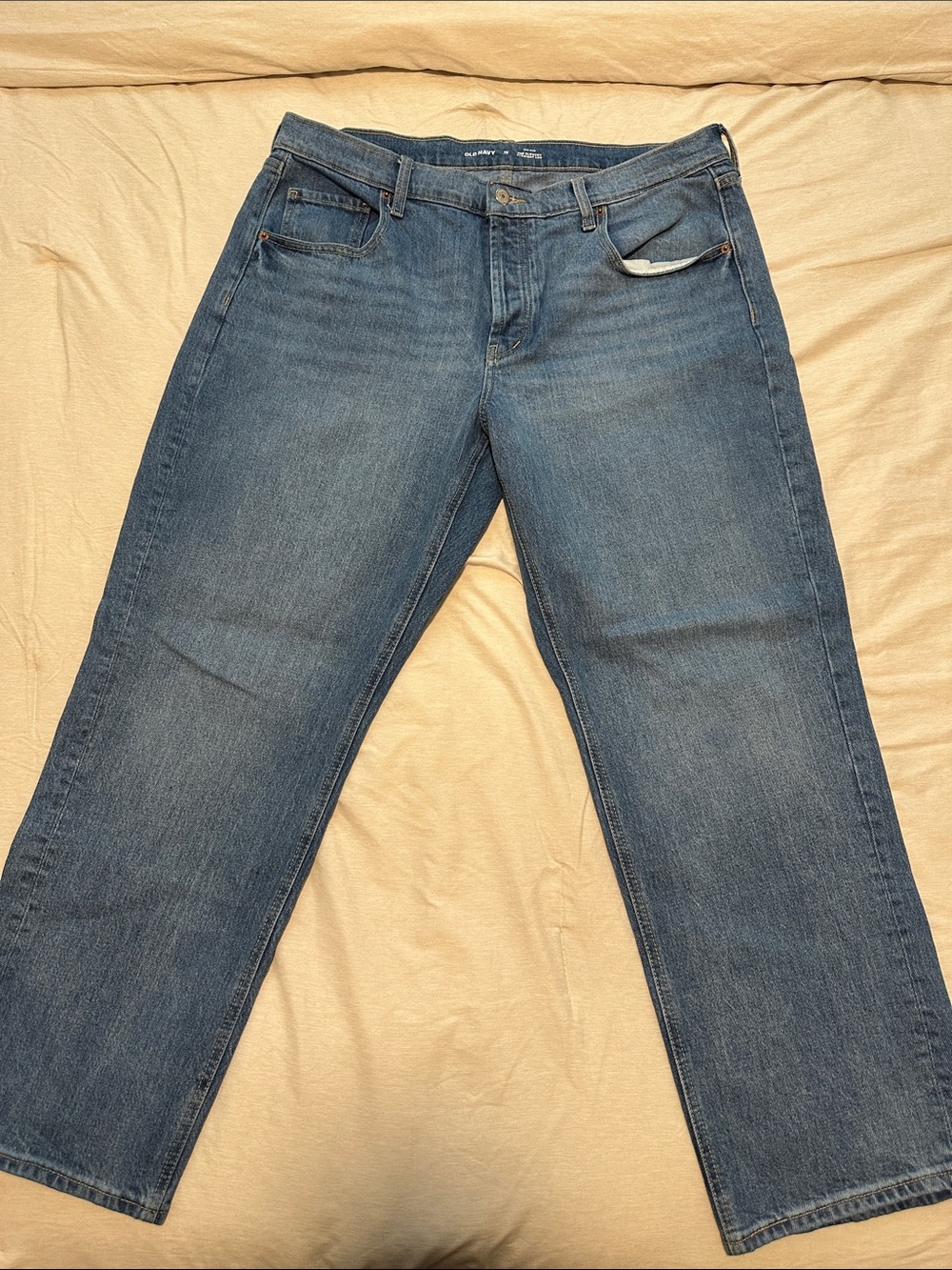 Old Navy Women’s 12 Mid Rise The Slouchy Straight Leg